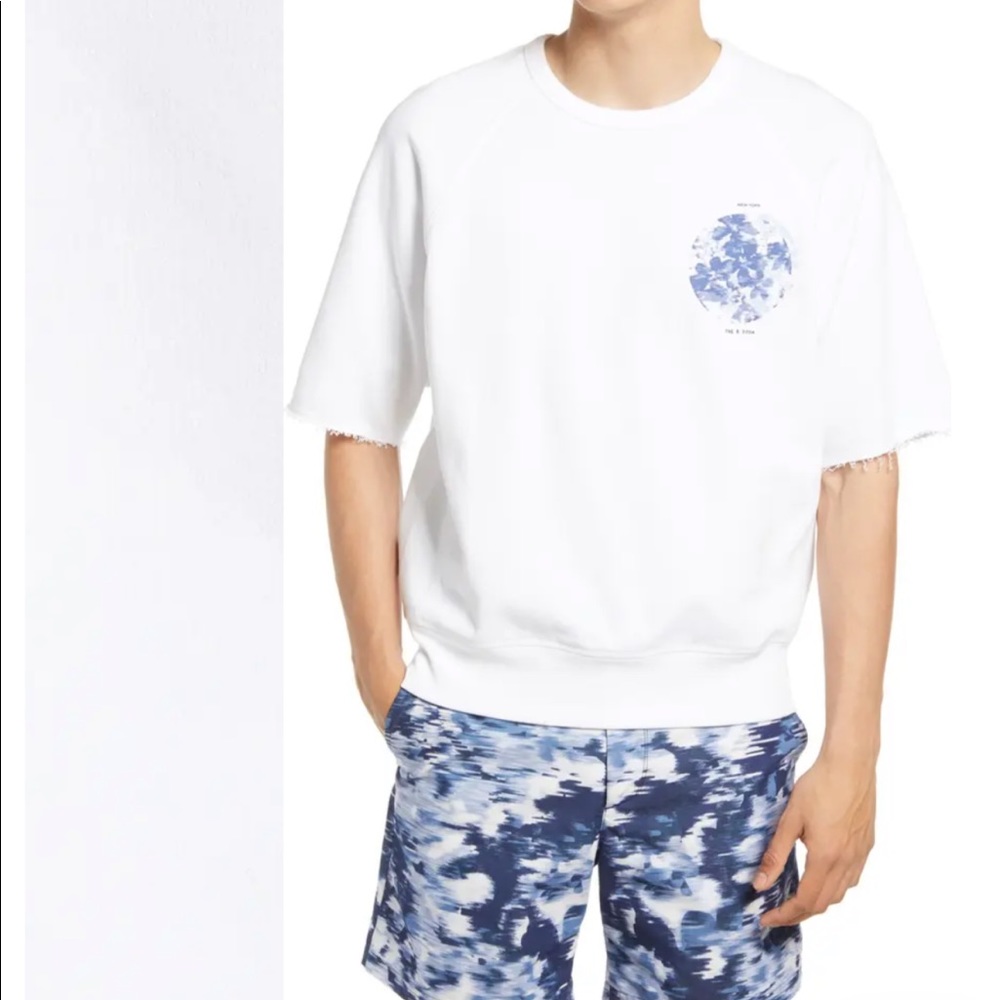 Rag & Bone Floral Logo SS City Sweatshirt
